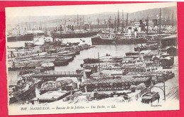 Cpa 13 MARSEILLE Bassins De La Joliette, The Docks, Port Maritime, Belle Carte, Dos Vierge Et Divisé - Joliette, Zona Portuaria