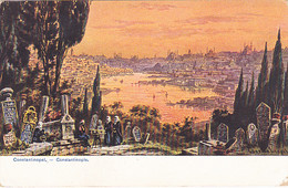 CPA ILLUSTRATIONS, SIGNED, FRIEDRICH PERLBERG- ISTANBUL TOWN - Perlberg, F.