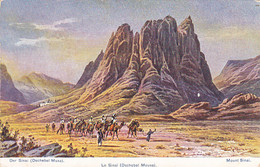 CPA ILLUSTRATION, SIGNED, FRIEDRICH PERLBERG- MOUNT SINAI - Perlberg, F.