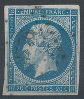 Lot N°73416  N°14A, Oblitéré PC 2776 Saintes, Charente-Inférieure (16), Indice 2 - 1853-1860 Napoléon III.
