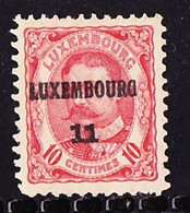 Luxembourg 1911 Prifix Nr. 78 - Vorausentwertungen