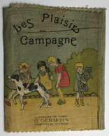 2 Pochettes En Tissus Les Plaisirs De La Campagne L'imagerie De Paris G.Gérardin Imprimeur éditeur 1950? - Landwirtschaft