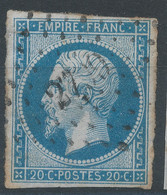 Lot N°73422  N°14A, Oblitéré PC 2799 Sancerre, Cher (17), Indice 3 - 1853-1860 Napoléon III.