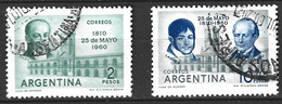 ARGENTINE. Timbres Oblitérés De 1960. Révolution De 1810. - Gebruikt