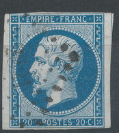 Lot N°73425  N°14A, Oblitéré PC 2821 Saujon, Charente-Inférieure (16), Indice 4 - 1853-1860 Napoléon III.