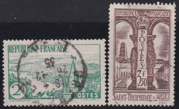 France   .   Y&T   .     301/302     .       O    .   Oblitéré - Usati