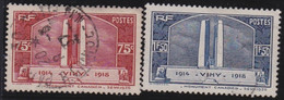 France   .   Y&T   .     316/317      .       O    .   Oblitéré - Used Stamps