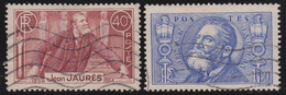France   .   Y&T   .     318/319     .       O    .   Oblitéré - Used Stamps