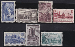 France   .   Y&T   .     385/394        .       O  ( 385: * )     .   Oblitéré - Used Stamps