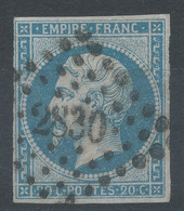 Lot N°73427  N°14B, Oblitéré PC 2830 Saumur, Maine-et-Loire (47) - 1853-1860 Napoléon III.