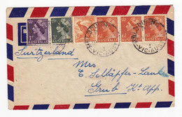 Merbourne Australia Australie Stamp Queen Elisabeth II Grub Appenzell Schweiz Suisse Switzerland - Lettres & Documents