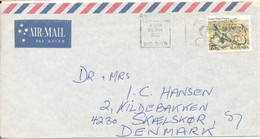 Australia Air Mail Cover Sent To Denmark 20-6-1983 Single Franked - Lettres & Documents
