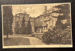 AK Sanatorium Bad Kreischa Park Ansicht Bei Dresden Gestempelt/o Bad Kreischa 1940 - Kreischa