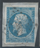 Lot N°73429  N°14A/Fragment, Oblitéré PC 2832 Sauve, Gard (29), Indice 5 - 1853-1860 Napoléon III.