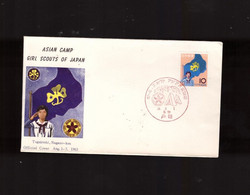GIAPPONE - 1 AGOSTO 1963 FDC ASIAN CAMP GIRL SCOUT OF JAPAN - Other & Unclassified