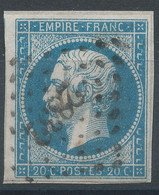 Lot N°73430  N°14A/Fragment, Oblitéré PC 2832 Sauve, Gard (29), Indice 5 - 1853-1860 Napoléon III.