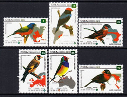 2015 Cuba Birds Oiseaux Complete Set Of 6 MNH - Unused Stamps
