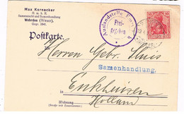 D-14842   WEHREN : Postkarte Max Kornacker G.m.b.H. - Beverungen