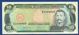 DOMINICAN REPUBLIC - P.132 – 10 Pesos Oro 1990 UNC, Serie E239686P - Dominicana