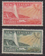 Enfance - NOUVELLE ZELANDE -  Voile, Régate, Yacht Takapuna - N° 313-314 * - 1951 - Nuovi