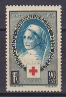 France 1939 Mi. 440, 90c. + 35c. Rotes Kreuz Red Cross Croix Rouge Schwester Nurse Freulein Gervais, MNH** - Ungebraucht