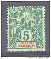 Anjouan  :  Yv  4   *              ,     N2 - Unused Stamps