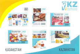 2021. Kazakhstan, Food Industry Of Kazakhstan, S/s, Mint/** - Kasachstan