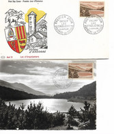 PM200/ Andorre Fr  1er Jour +  C. M. TP 161 - Covers & Documents