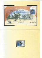 Maroc - 2005 - 13ème Congrès Mondial De Neurochirurgie - Dépliant Timbre + FDC Numérotée - Marokko (1956-...)