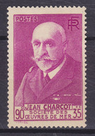 France 1939 Mi. 460,  90c. + 35c. Meeresforschung Jean Baptiste Charcot, Ozeanograph Und Polarforscher, MH* - Ungebraucht