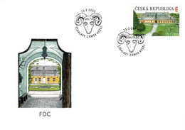 Czech Republic - 2023 - Beauties Of Our Country - Kozel Chateau - FDC (first Day Cover) - FDC