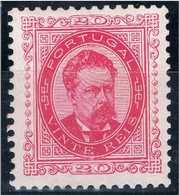 Portugal, 1884/7, # 62 Dent. 11 3/4, Papel Porcelana, MH - Unused Stamps