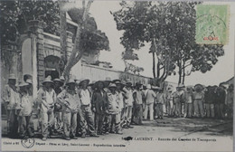 C. P. A. : GUYANE : SAINT-LAURENT DU MARONI : Rentrée Des Corvées De Transportés, En 1910 - Saint Laurent Du Maroni