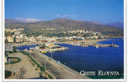 CPM Crête Eloynta Vue Générale Et Port - Photo Marmatakis - Griechenland