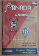 Soccer Programm Maritimo Portugal - Dynamo Kyiv 2017 - Bekleidung, Souvenirs Und Sonstige
