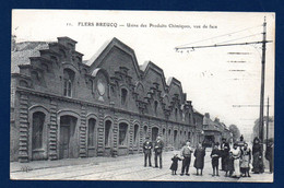 59. Fleurs Breucq (Villeneuve D'Ascq). Usine De Produits Chimiques, Vue De Face. 1929 - Villeneuve D'Ascq