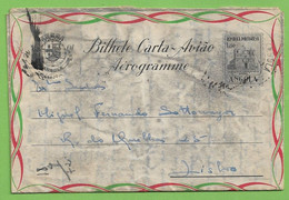 História Postal - Filatelia - Aerograma - Aerogram - Stamps - Timbres  - Philately  - Portugal - Angola (danificado) - Cartas & Documentos