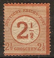 Alemania Imperio  28 * Charnela. 1874 - Nuovi