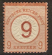 Alemania Imperio  29 * Charnela. 1874 - Ungebraucht