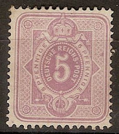 Alemania Imperio  31 * Charnela. 1875 - Unused Stamps