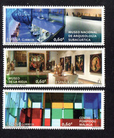 Spanien 2017: Mi.-Nr. 5144-5146   Museen   ** - 2011-2020 Unused Stamps