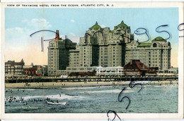 AL   ETATS-UNIS  NEW JERSEY  ATLANTIC CITY  VIEW OF TRAYMORE HOTEL  FROM OCEAN - Atlantic City