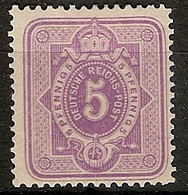 Alemania Imperio  37 * Charnela. 1879 - Unused Stamps