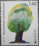 Liechtenstein   Der Wald   Europa   Cept   2011  ** - 2011