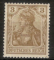 Alemania Imperio  67a * Charnela. 1902 DEFUTSCHES - Unused Stamps