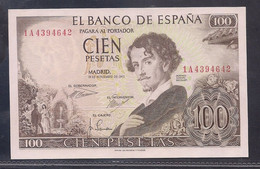 ESPAÑA - BILLETE DE 100 PESETAS DE 1965 DEDICADO A GUSTAVO ADOLFO BECQUER - SIN CIRCULAR - 100 Pesetas