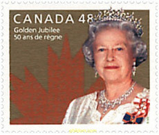 81816 MNH CANADA 2002 50 ANIVERSARIO DEL ACCESO AL TRONO DE ISABEL II - Horlogerie