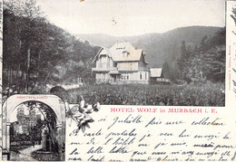HOTEL WOLF IN MURBACH I E - Carte Postale Ancienne - Hotels & Restaurants