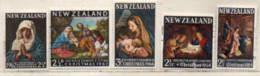 Neuseeland 1962-69 Weihnachten Siehe Bild/Beschreibung 5 Marken Gestempelt, New Zealand Christmas Used - Used Stamps