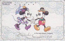 Télécarte JAPON / 110-73280 - DISNEY-  Mickey & Minnie / DAIICHI JAPAN Phonecard / Assu - Japan